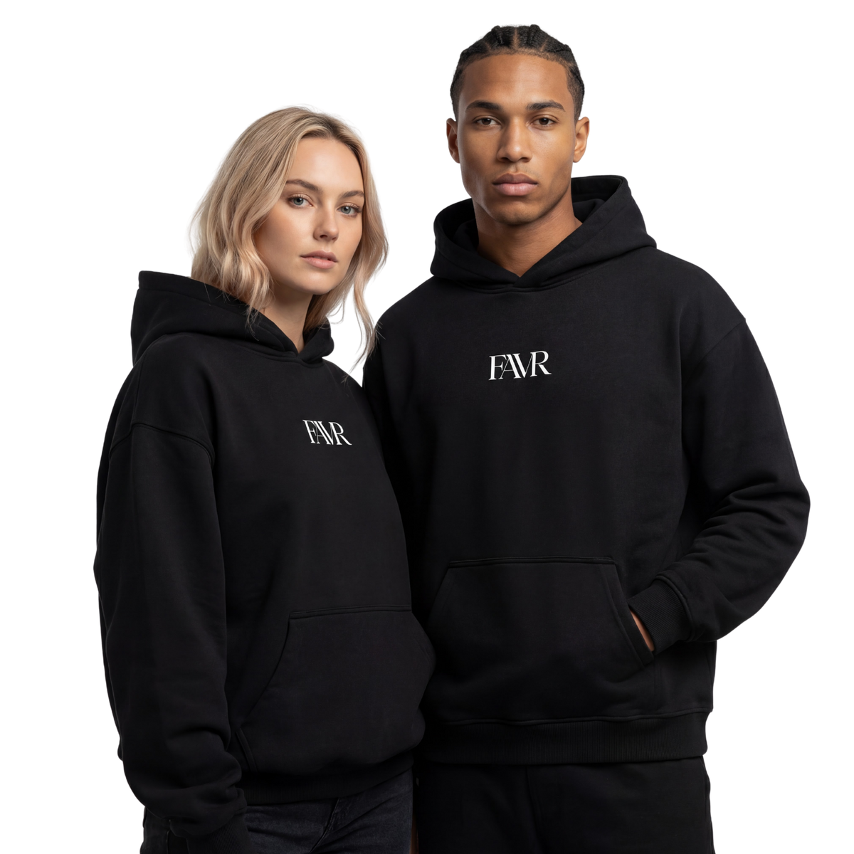 FAVR Heavyweight Oversized Hoodie als Beispiel für 380 GSM