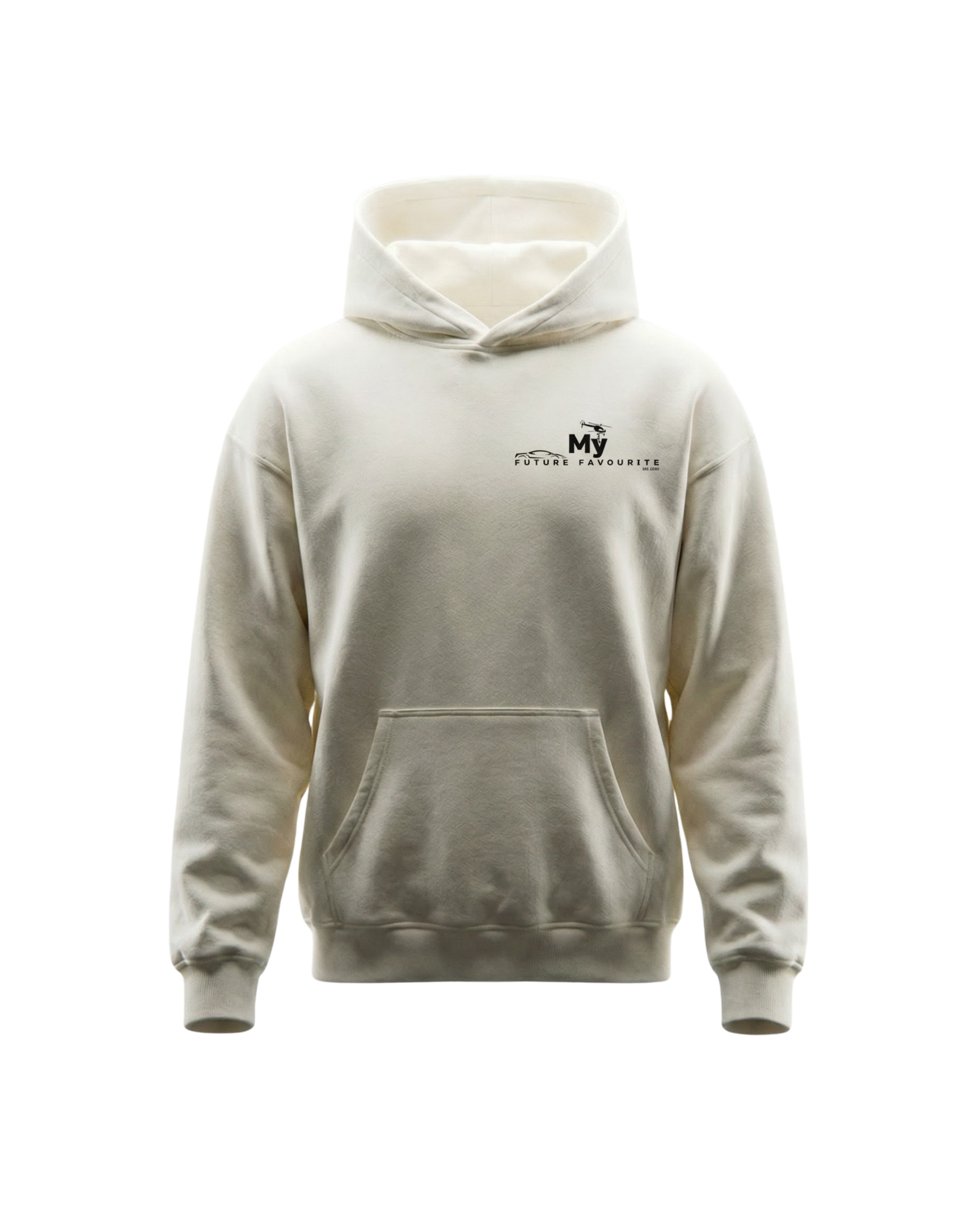 FAVR Oversized Hoodie PUSH HARDER - Front and back print