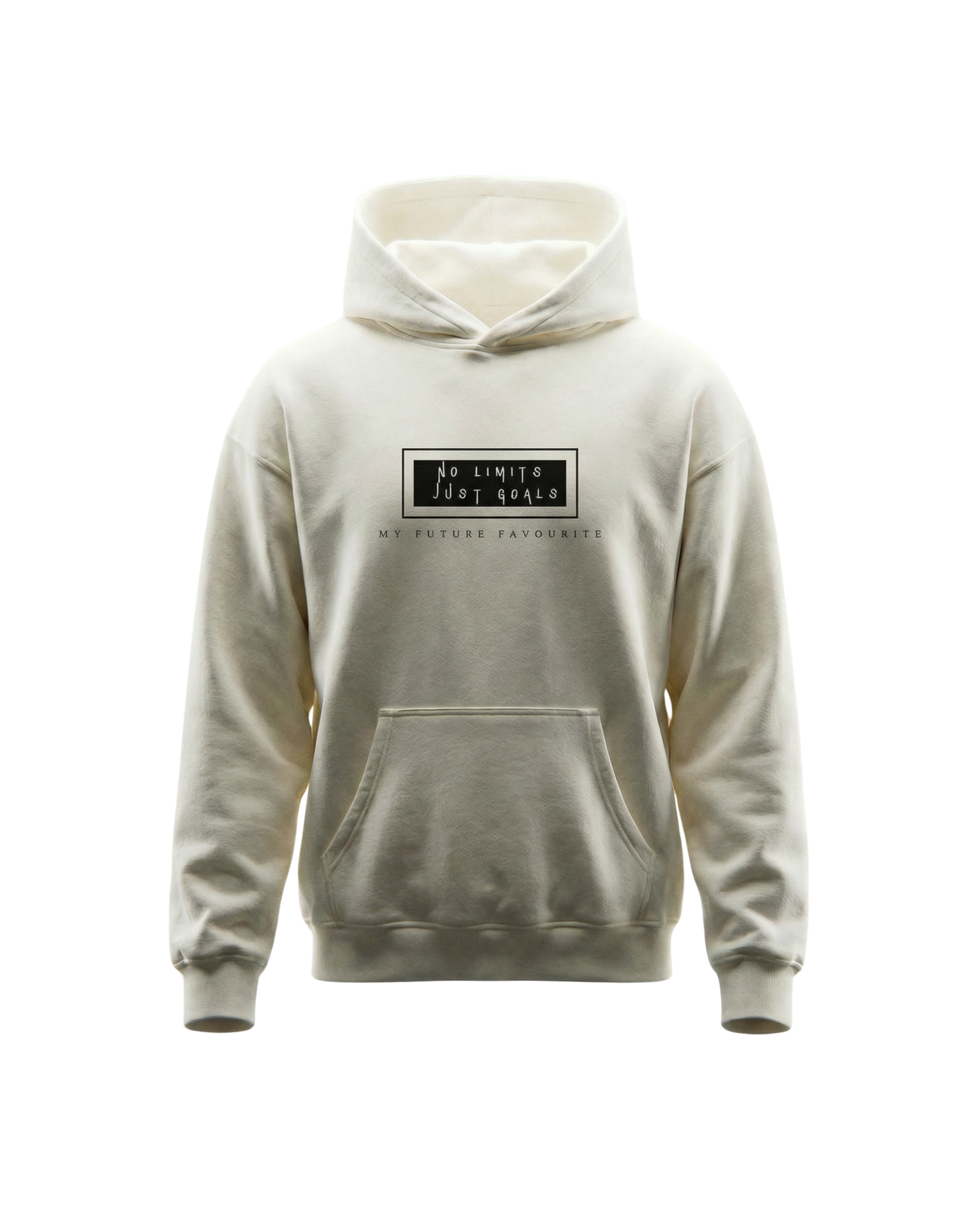 FAVR Oversized Hoodie WORK HARD – DREAM BIG - Front and back print