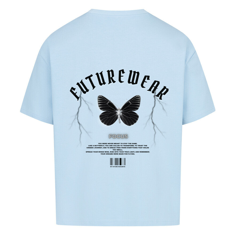 FAVR FUTUREWEAR Oversized T-Shirt in Washed Black