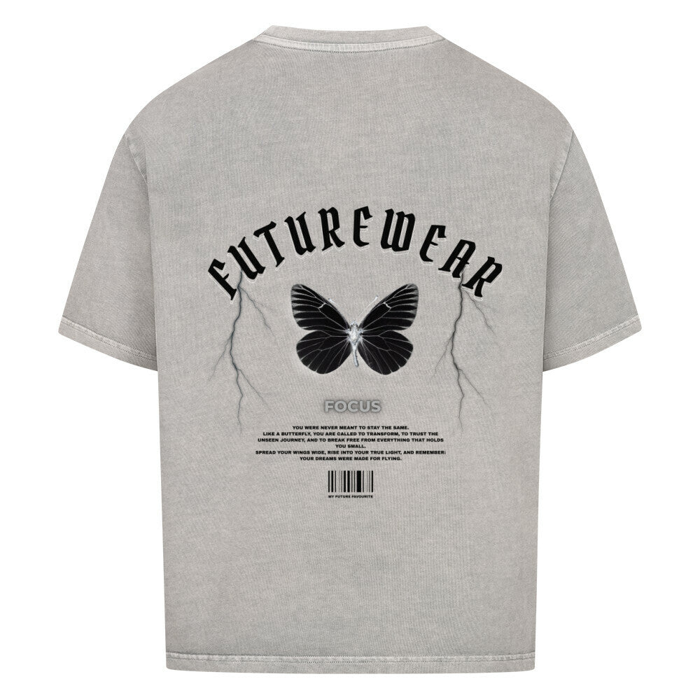 FAVR FUTUREWEAR Oversized T-Shirt in Washed Grey