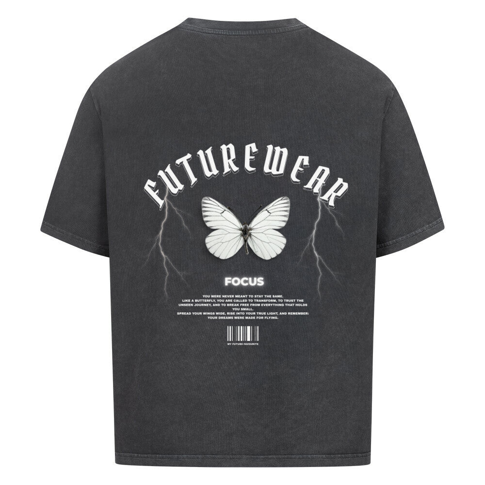 Weißes FAVR FUTUREWEAR Oversized T-Shirt 240 GSM