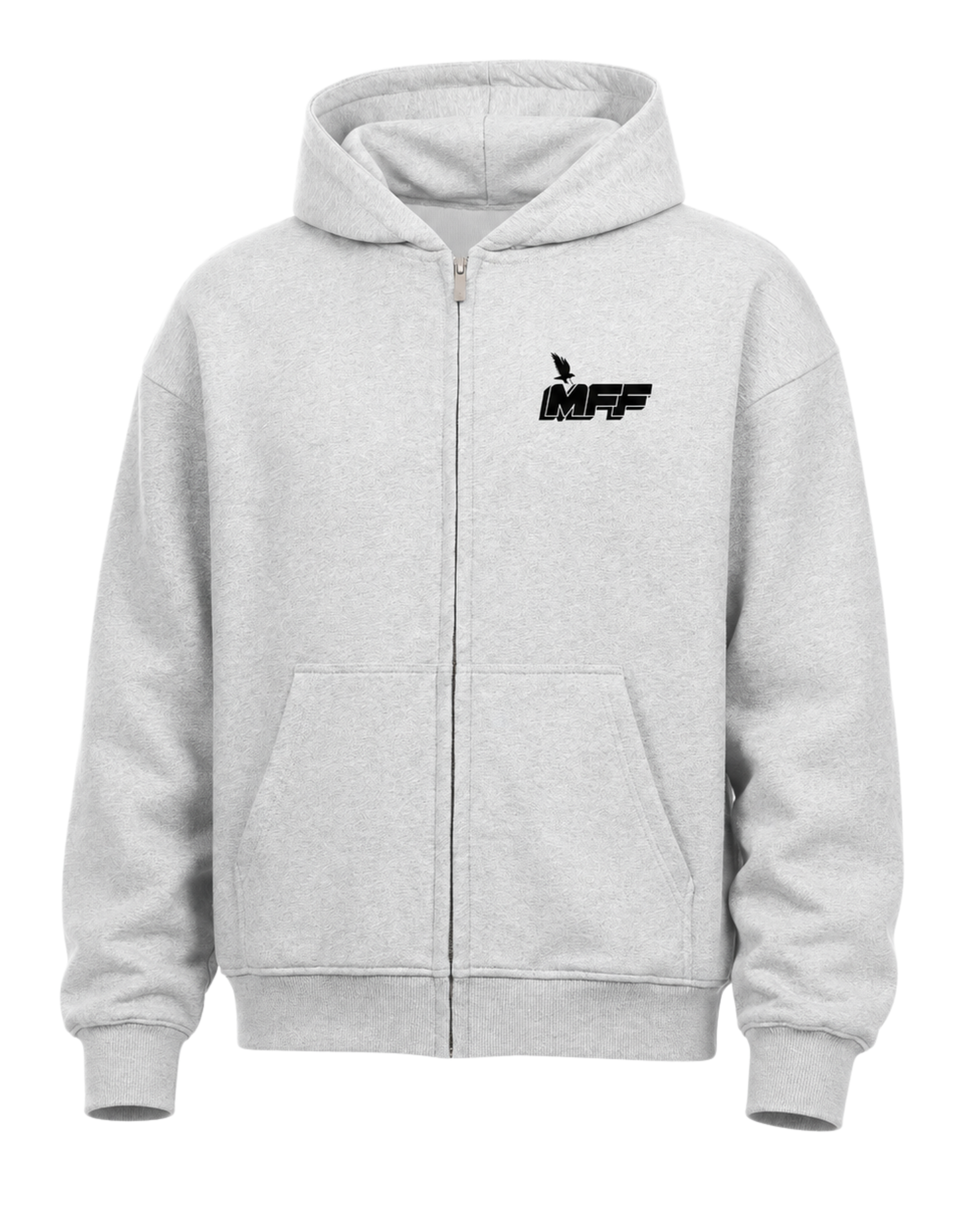 FAVR Oversized Zipper Hoodie in French Navy mit 430 GSM