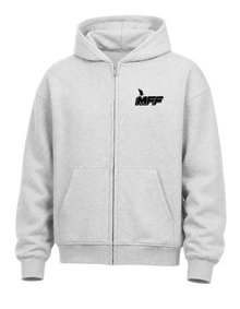 FAVR Oversized Zipper Hoodie in French Navy mit 430 GSM