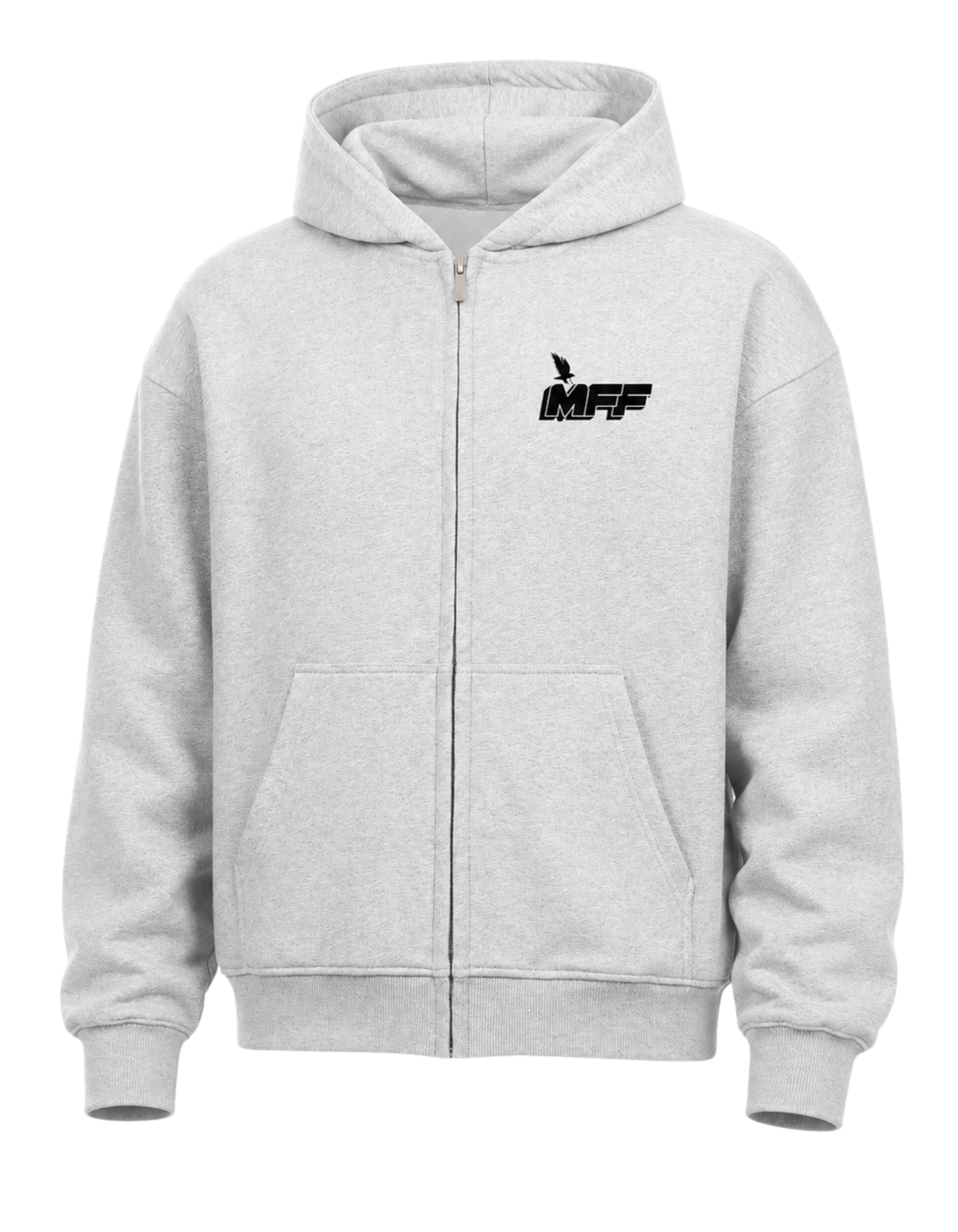 FAVR Oversized Zipper Hoodie in French Navy mit 430 GSM