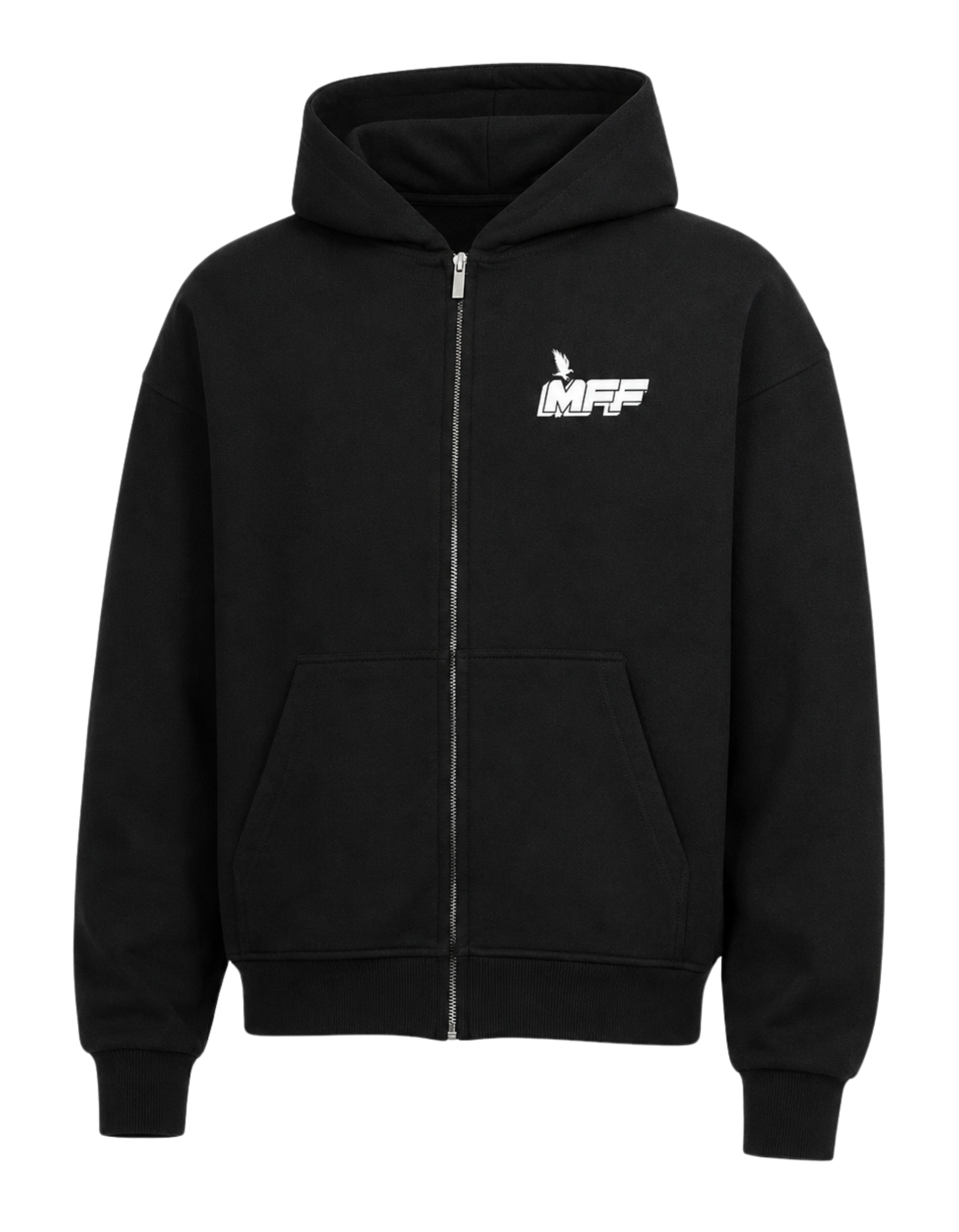 FAVR Oversized Zipper Hoodie als schweres Layering Piece