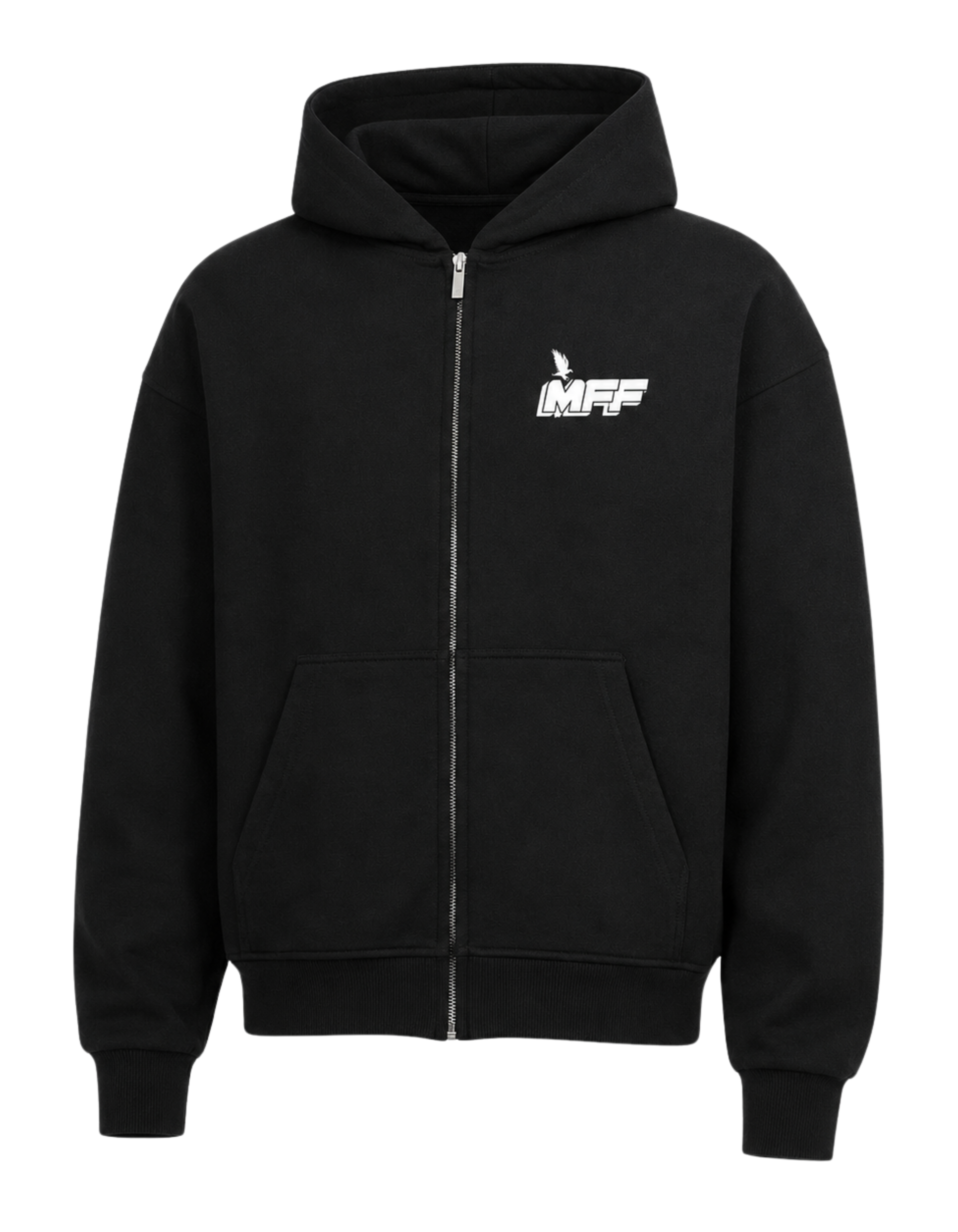 FAVR Oversized Zipper Hoodie als schweres Layering Piece