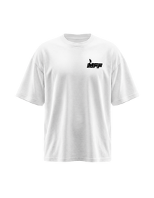 FAVR Logo Oversized T-Shirt in Weiß im lockeren Fit
