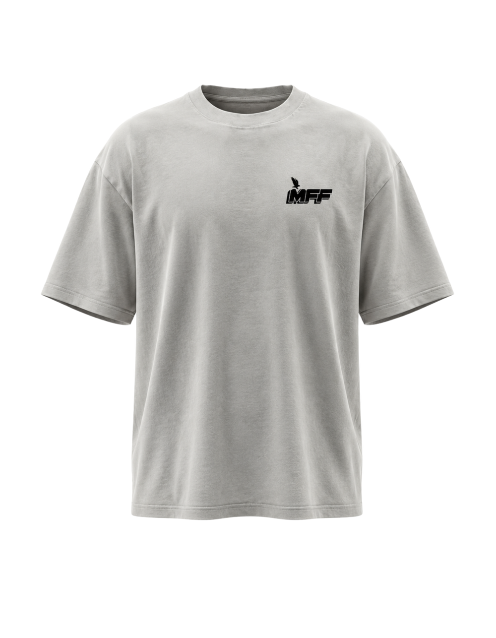 FAVR Logo Oversized T-Shirt in Schwarz mit Frontlogo