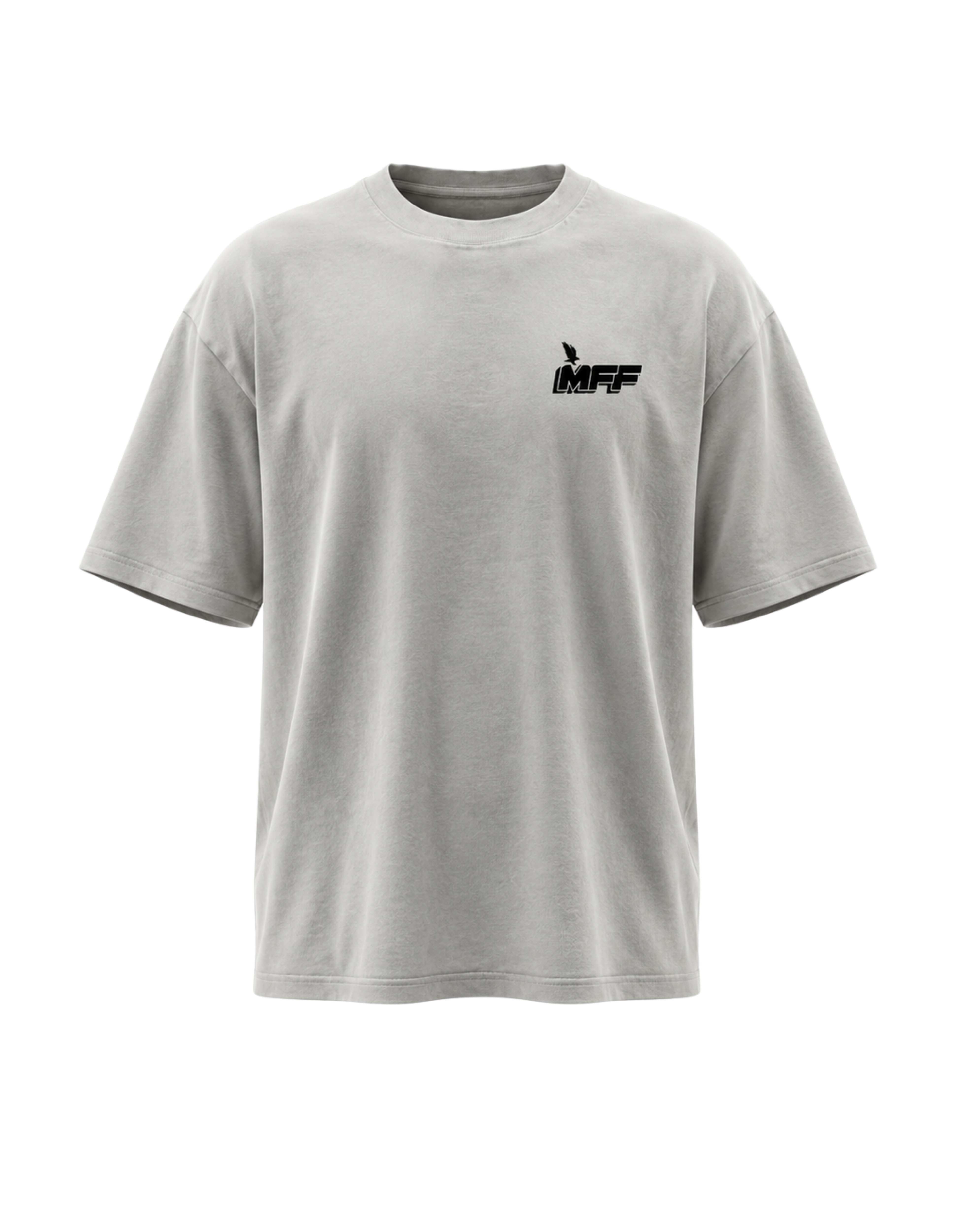FAVR Logo Oversized T-Shirt in Schwarz mit Frontlogo