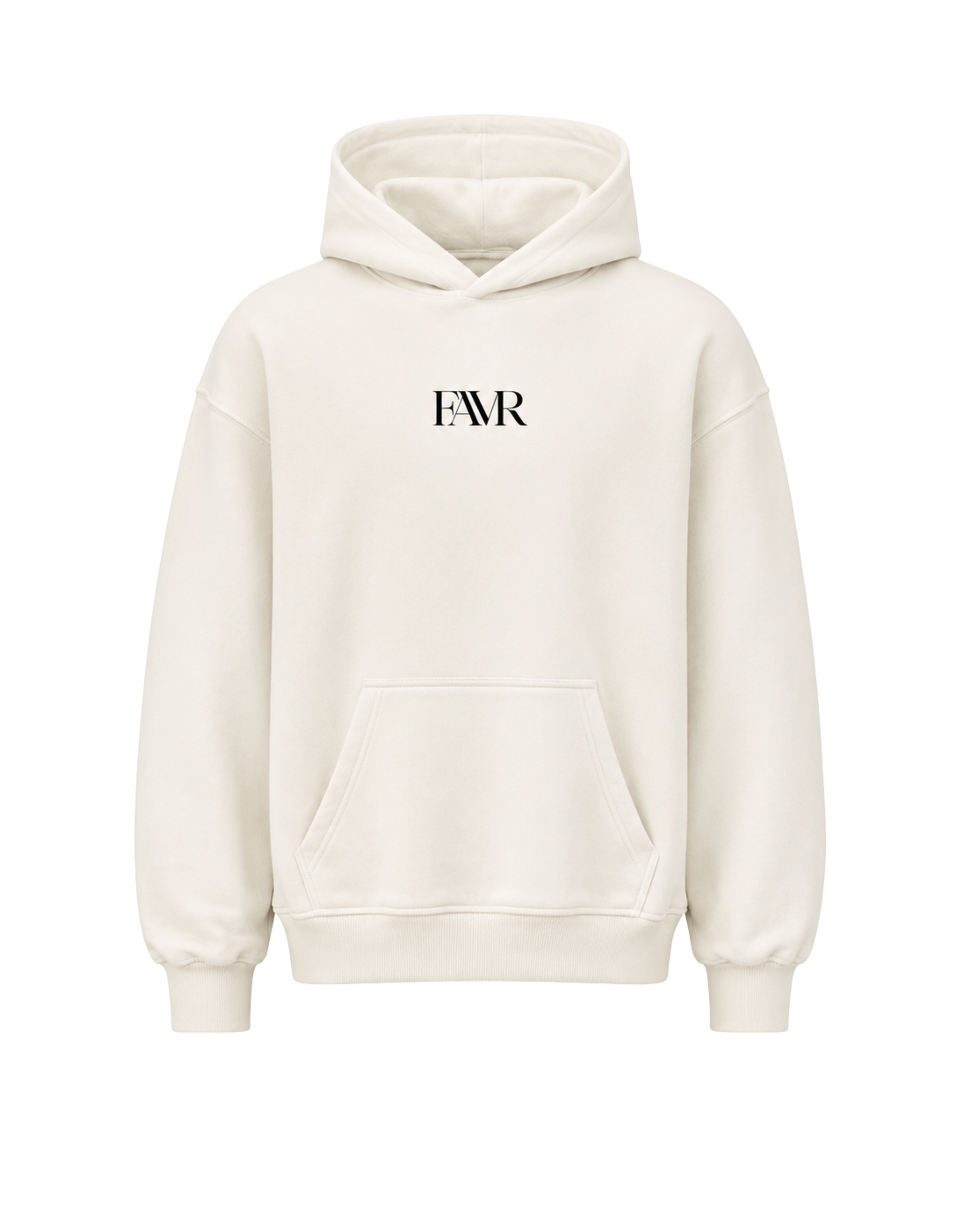 FAVR Heavyweight Oversized Hoodie in Schwarz im Oversized Fit