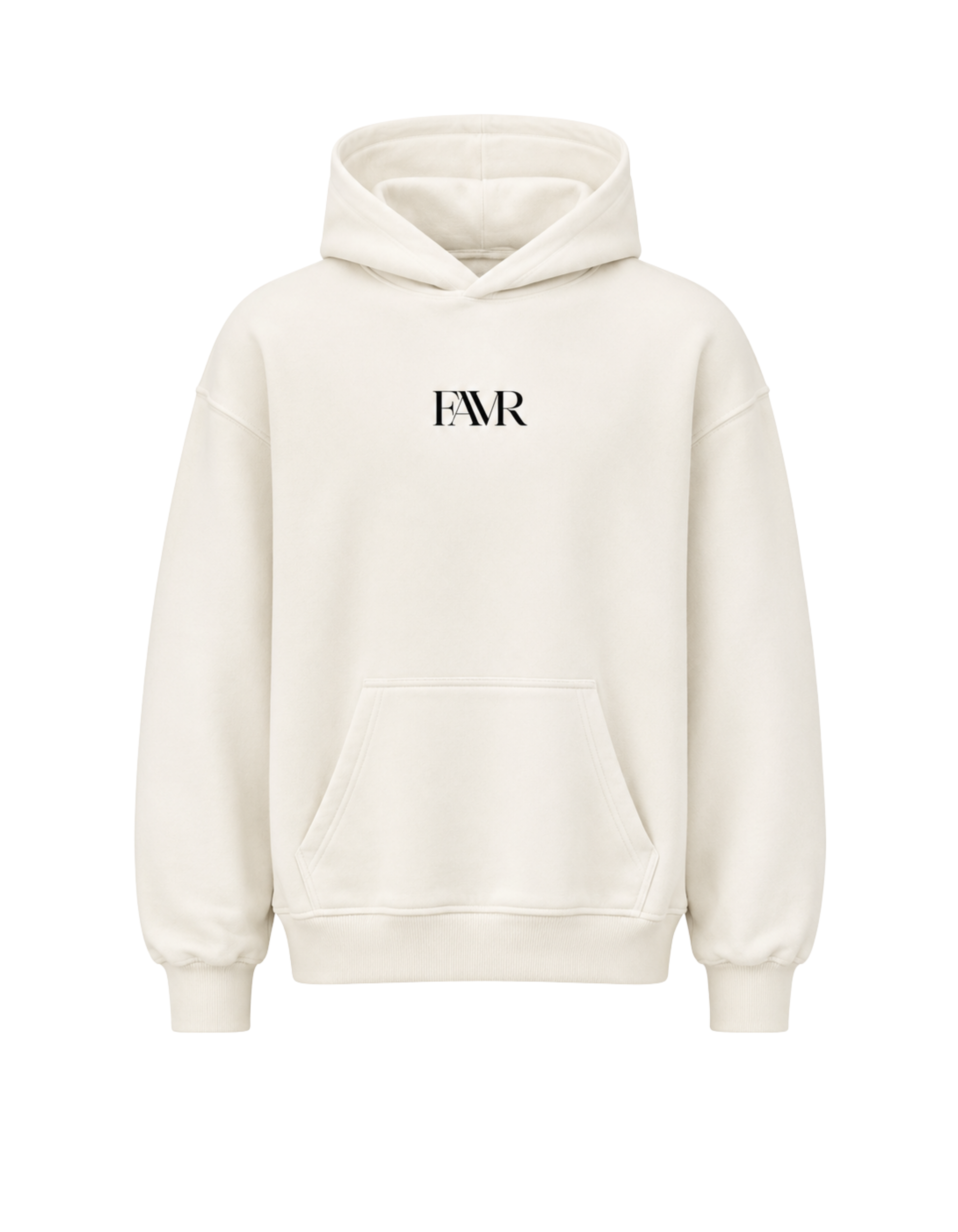 FAVR Heavyweight Oversized Hoodie in Schwarz im Oversized Fit